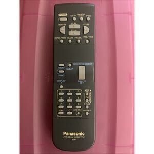 OEM Panasonic Program Director VCR Universal Remote TESTED